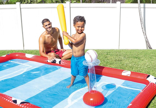 Centro De Juegos Alberca Inflable Multi Deportes Para Niños Color Multicolor
