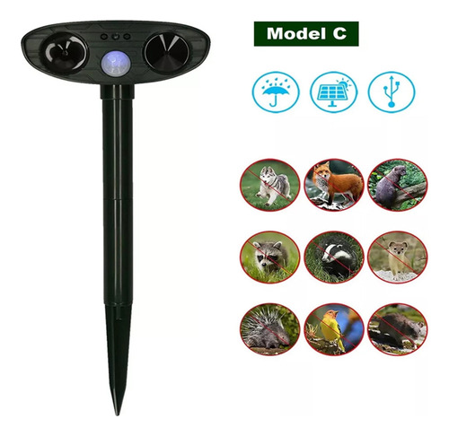 Li Dissuasão De Gato Ultra-sônico Com Sensor De Movimento 1