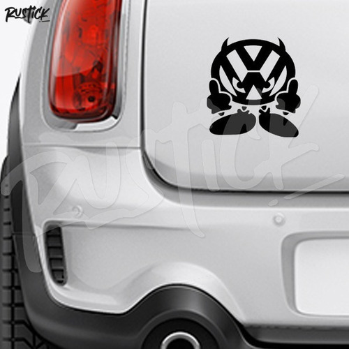 Calco Volkswaguen Domo Fuck You Ploteo Tuning Sticker 15cm