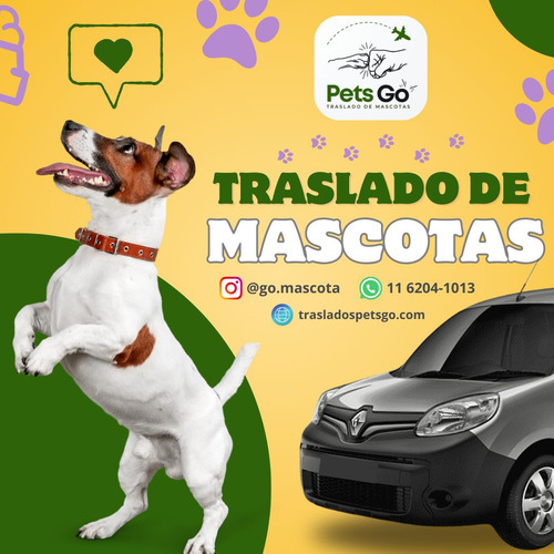 Traslado De Mascotas Terrestre Y Aéreo.