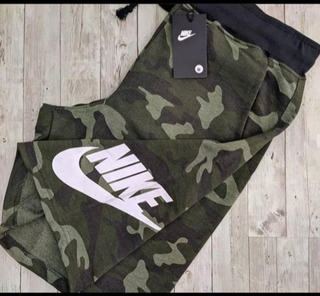 bermuda moletom nike camuflada