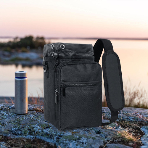 Bolsa Portabotellas De Agua, Bolso De Hombro Con Cordón Y