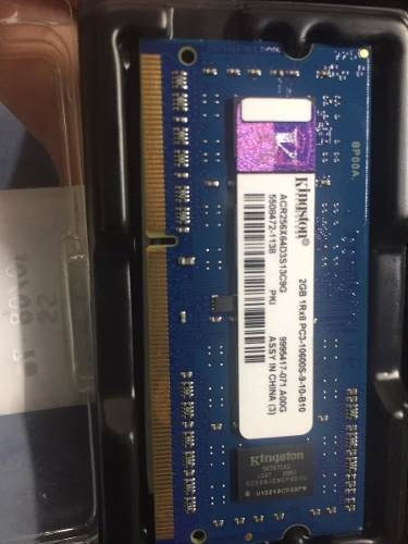 Memória RAM  2GB 1 Kingston ACR256X64D3S13C9G