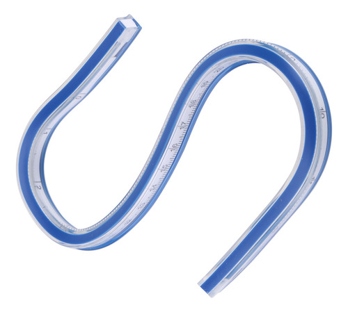 1 Pcs Curva De Plástico Flexible Regla De Regla Drawing