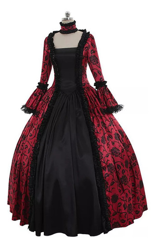 Vestido De Fiesta Victoriano De Corte Medieval