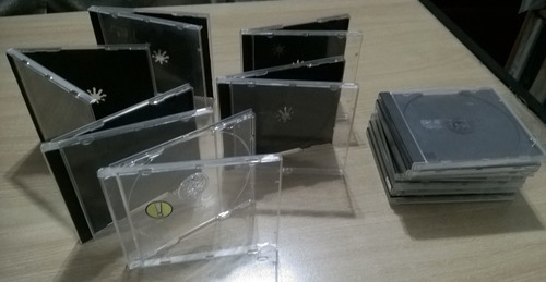 100 Cajas De Cd En Muy Buen Estado. Transparentes (Usado)