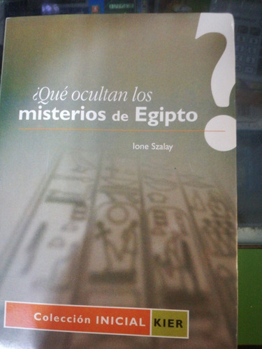 Libro Que Ocultan Los Misterios De Egipto Iones Szalay