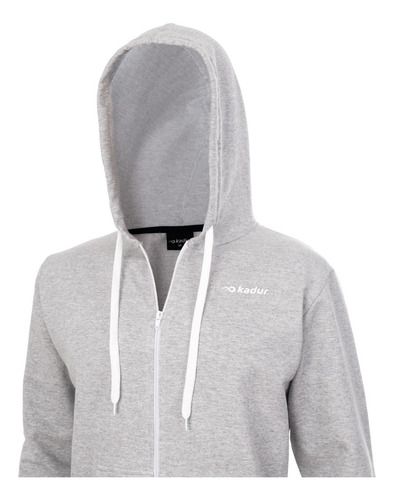Imagen 3 de 10 de Campera Algodon Rustica Bolsillos Capucha Hombre Cuotas
