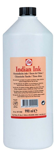 Tinta De Dibujo Profesional Talens Indian Ink Tattoo 990ml