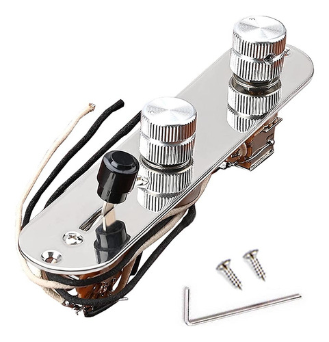 Conjunto De Placa De Control De Guitarra Precableada, Cuchil