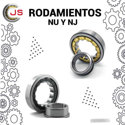 Rodamiento Nj 220 Ecj/c3