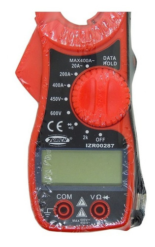 Imagen 3 de 7 de Pinza Amperometrica Digital Zurich Zr-287 450v-400 Amp