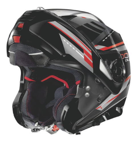 Casco Nolan N100-5 Plus Illuvium N-com 59 Ngo/gris/bco Xl