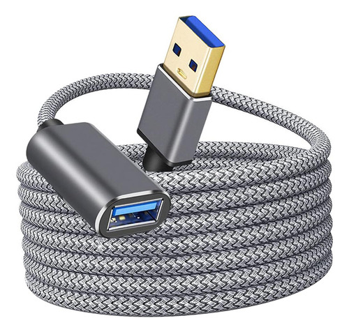 3 Oficina De Cable Extensor Usb Trenzado De Nailon 1m
