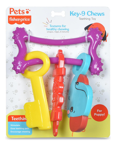 Fisher-price For Pets Key-9 - Anillo De Dentición Para Cacho