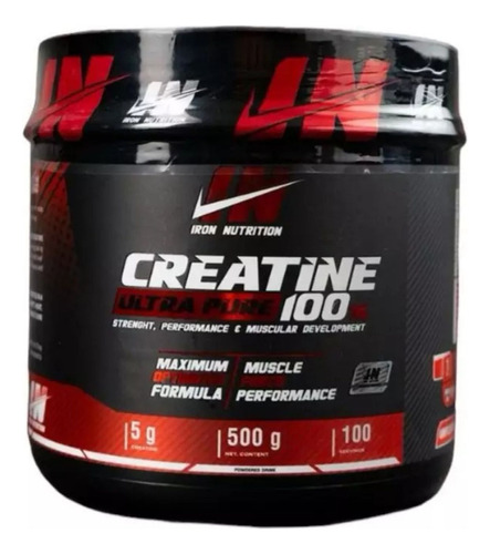 Creatina Ultra Pure Iron 500gr - Unidad a $114312