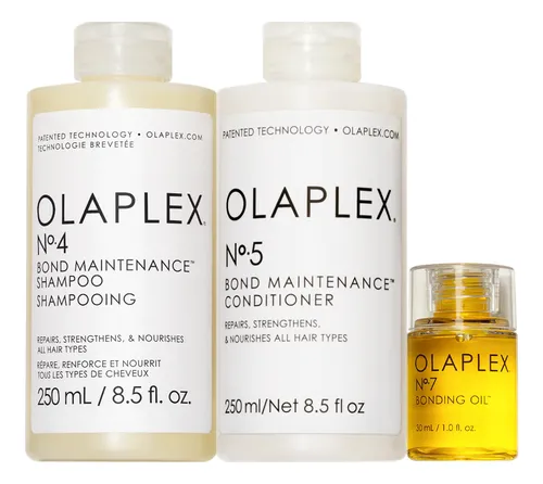 Kit Olaplex No. 4 No. 5 No. 7 Bond Maintenance Duo Oil