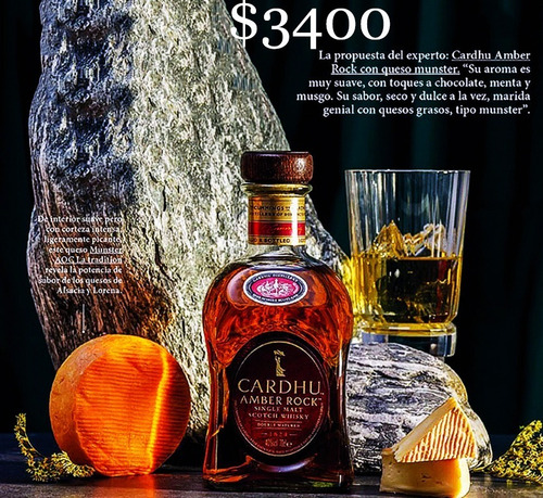 Whisky Cardhu Amber Rock 700ml Single Malt