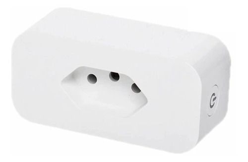 Tomada Wifi Bivolt 16a Medidor De Consumo Alexa Google Cor Branco