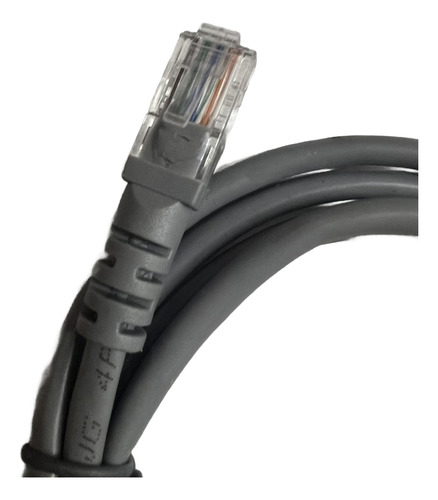 Combo De 5 Cables De Red Cat 6 Con Fichas Rj45 X 1,20 Mts
