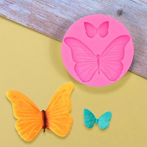 Moldes De Silicona Mariposas Para Pasteles Y Postres 4 Unida