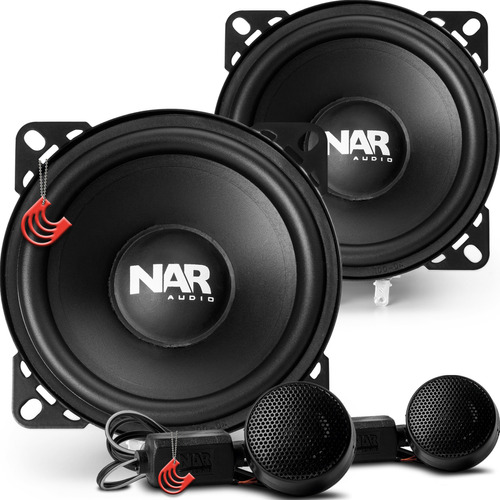 Kit Duas Vias Nar Audio 400 Cs1 ( 4 Pol. - 100w Rms ) Full