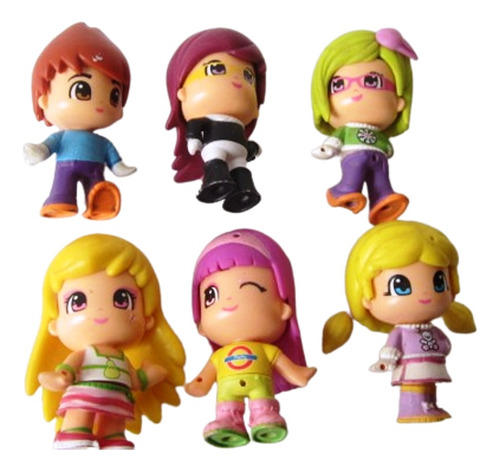 $ Pin Y Pon Pinypon Mix Is Max 6 Muñecas Figuras Colección (Usado)