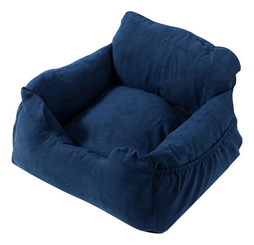 Cama Para Mascotas Con Asiento Para Coche, Suv, Con Azul