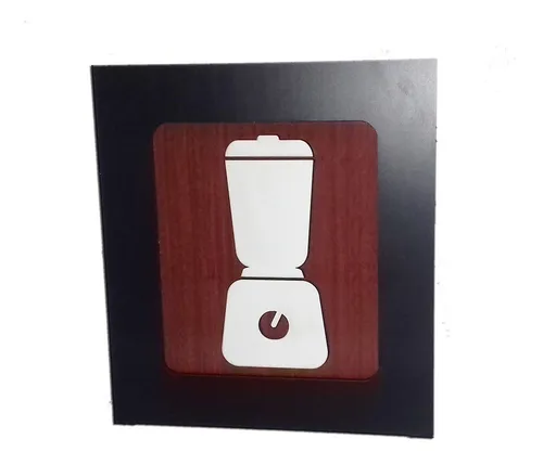 Kit de 4 marcos decorativos para café, cocina y restaurante