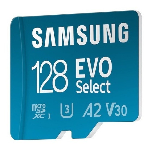 Tarjeta De Memoria Micro Sd Samsung Evo Select 128gb 130mb/s Mb-me128ka