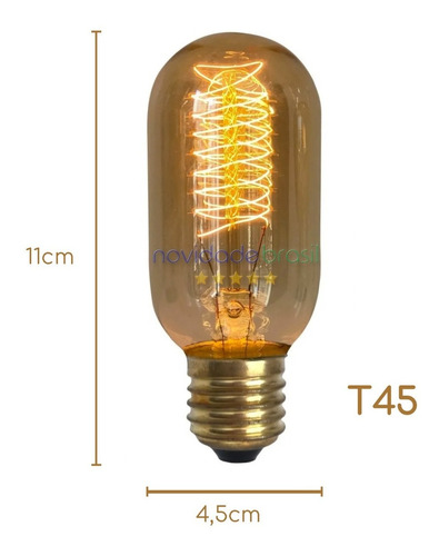 Imagem 6 de 8 de Lâmpada Vintage Retrô - Thomas Edison Filamento De Carbono
