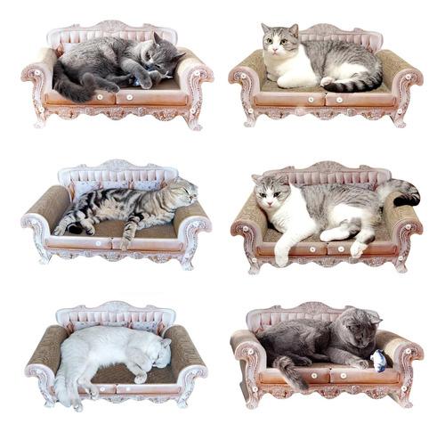 Cama De Rascador De Gato Miwoowim, Sofá Gatito De 23 Pulgada