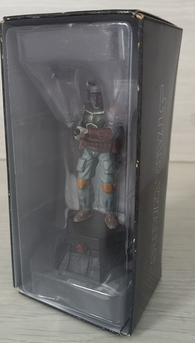 Miniatura Boba Fett Coleção Xadrez Star Wars Oficial Metal (Usado)