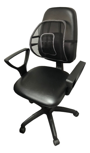 Imagen 3 de 10 de Combo 2 Soporte Respaldo Apoyo Lumbar Masajeador Silla Auto