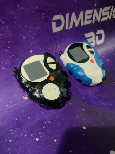 Digivice D3 De Digimon Impreso En 3d Y Pintado A Mano