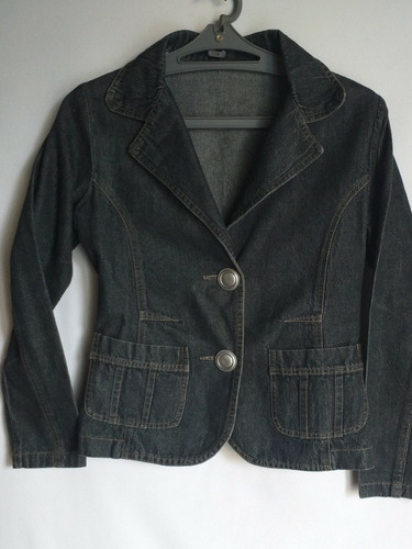 Chaqueta De Jean Entallada Talle Xs, Cataleya 