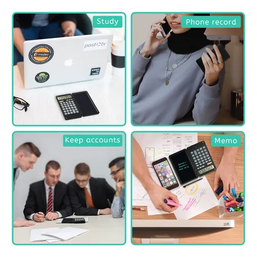 Newugly Calculadora Con Tableta, Calculadoras Bsicas De Ofic