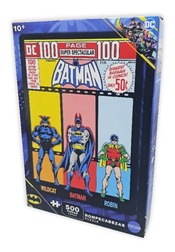 Puzzle X 500 Pzs Batman Robin Wildcat Dc Comics 1655