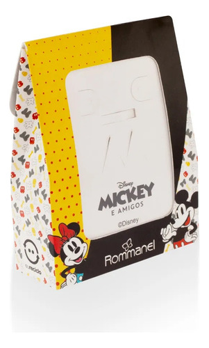 Kit Rommanel Disney Brinco E Colar Bermuda Mickey Mh Cor Dourado