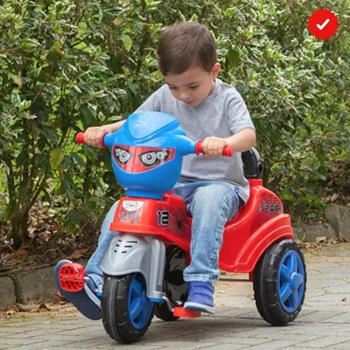 Triciclo Infantil Baby City Menina com Empurrador - Maral