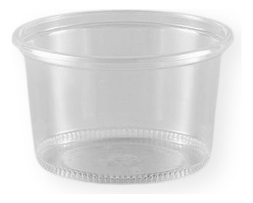 1000un Pote Descartável Liso 200ml Transp P13 S/tampa Copaza
