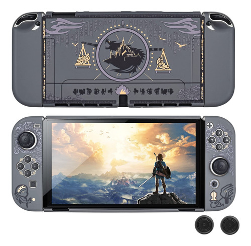 Dlseego Zelda Switch - Funda Protectora Oled Acoplable, Carc