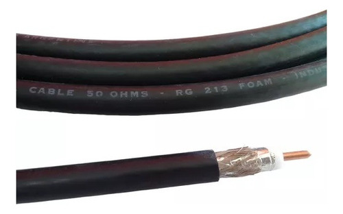 Cable Rg-213  50 Ohms -  Por Metro - Baja Perdida - Indeca