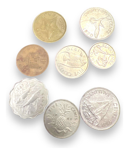 8 Monedas De Reina Elizabeth Ii 1969