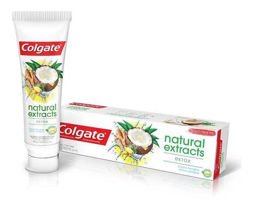 Creme Dental Natural Extracts Detox Colgate 90g