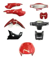 Comprar Kit Cachas Plasticos Rojo Biz Smash Energy Trip Blitz 110 