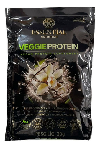 Veggie Protein Sachê (30g) - Sabor: Baunilha Baunilha