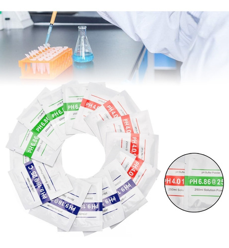 Solución Buffer 3 Unidades Calibrar Medidor Ph Nuevo