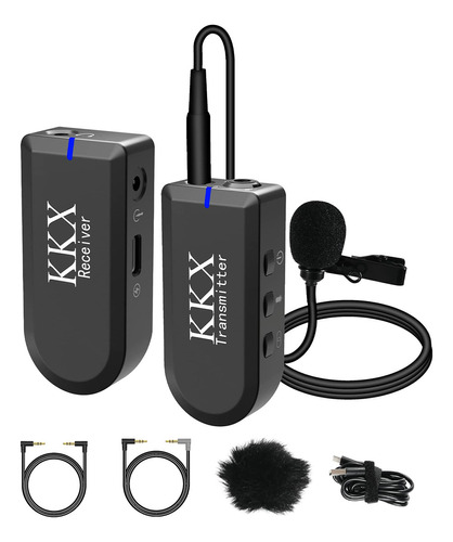 Kkx Micrófono Lavalier Inalámbrico Para Teléfono Inteligente
