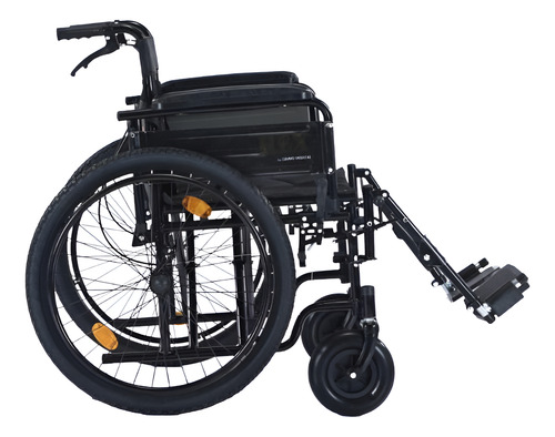 Silla De Ruedas Neumatica 20 Rex Cimmo Medical Negro